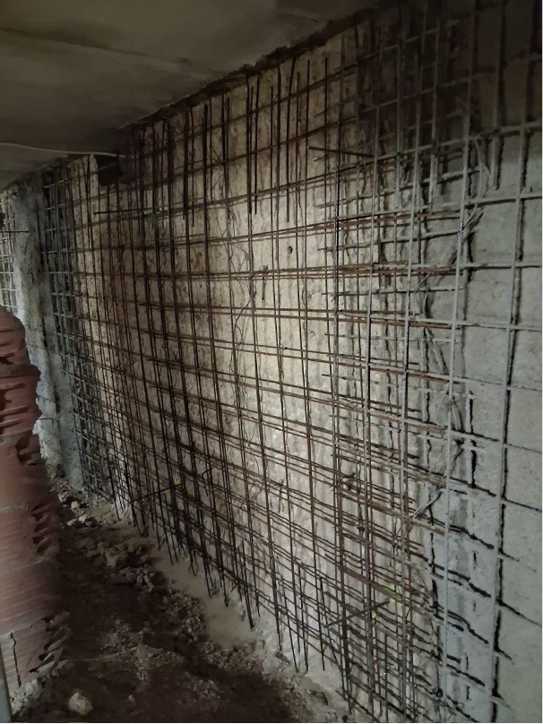 Ferraillage d’un voile béton pour renforcement structurel à Marignane